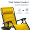 Best Choice Products Oversized Padded Zero Gravity Chair, Folding Outdoor Patio Recliner w/ Side Tray